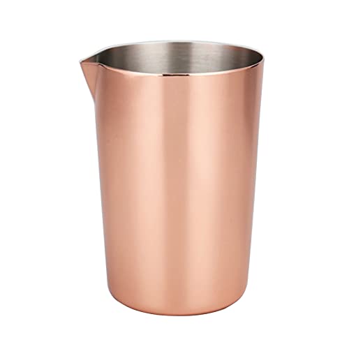 Robuster Cocktail-Mixkrug aus Edelstahl, 500 ml, zum Rühren von Getränken, 3 Farben optional von DLUKENY