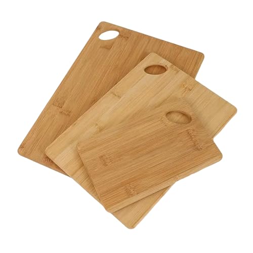 Set Von 3 Doppelseitigen Bambushacking Brettern Mehrzweck Schneidebrett Für Fleischgemüse Und Obstküchenwerkzeug Set Von 3 Doppelseitigen Bambushacking Brettern Mehrzweck Schneidebrett Für Fleischgemüse Und Obstküchenwerkzeug von DLUKENY