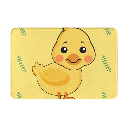 DLXW Dicke, rutschfeste Flanell-Fußmatte, Mehrzweck-Teppich für Innen- und Außenbereich, für Haustür, Küche, Bad, langlebig und leicht zu reinigen, Cartoon-Ente DLXW Dicke, rutschfeste Flanell-Fußmatte, Mehrzweck-Teppich für Innen- und Außenbereich, für Haustür, Küche, Bad, langlebig und leicht zu reinigen, Cartoon-Ente von DLXW