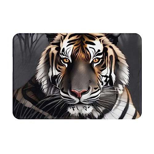 DLXW Dicke, rutschfeste Flanell-Fußmatte, Mehrzweck-Teppich für Innen- und Außenbereich, für Haustür, Küche, Bad, langlebig und leicht zu reinigen, Tiger im Ruhezustand DLXW Dicke, rutschfeste Flanell-Fußmatte, Mehrzweck-Teppich für Innen- und Außenbereich, für Haustür, Küche, Bad, langlebig und leicht zu reinigen, Tiger im Ruhezustand von DLXW
