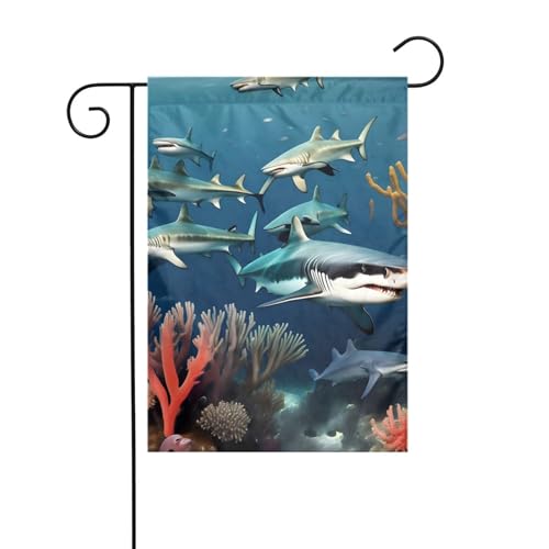 Dlxw Haie unter der Meeresflagge 30,48 x 45,72 cm doppelseitig im Freien schafft eine romantische Gartendekoration Zuhause Outdoor-Atmosphäre! Verbessern Sie den Geschmack Ihrer Gartendekoration Dlxw Haie unter der Meeresflagge 30,48 x 45,72 cm doppelseitig im Freien schafft eine romantische Gartendekoration Zuhause Outdoor-Atmosphäre! Verbessern Sie den Geschmack Ihrer Gartendekoration von DLXW