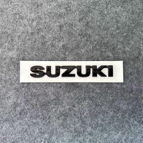 DLXYZML Schwarz Ersatz Emblem Set für Suzuki SX4 S-Cross 2021 2022 2023 2024 2025,3D Vorne Hinten Abzeichen Logo Frontgrill Kofferraum Buchstaben Aufkleber ABS Auto Dekor Styling Exterieur Zubehör von DLXYZML