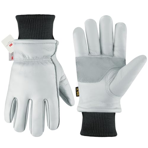 DLY Arbeitshandschuhe Winter,Leder Winter Arbeitshandschuhe,Winterarbeitshandschuhe Herren,Winddichte Thermo Arbeitshandschuhe für Fahren,Bau,Gerätebetrieb,Straßenmaschinen DLY Arbeitshandschuhe Winter,Leder Winter Arbeitshandschuhe,Winterarbeitshandschuhe Herren,Winddichte Thermo Arbeitshandschuhe für Fahren,Bau,Gerätebetrieb,Straßenmaschinen von DLY