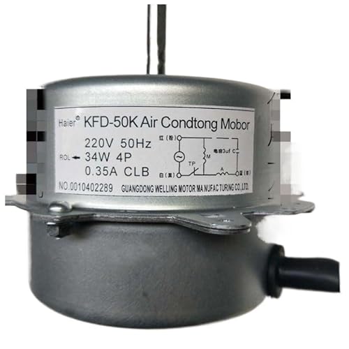 Klimaanlagen-Lüftermotor für Haier Klimaanlagen-Teile KFD-50K 0010402289 34W Kupferdrahtmotor von DLYOING