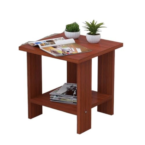 Couchtisch für Wohnzimmer, klein, schlicht, modern, Mini-Wohnung, Wohnzimmer, Sofa, Ecke, Schlafzimmer, Nachttisch, Couchtisch (braun, groß) von DLYZAYE