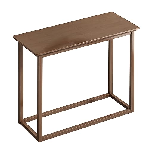 DLYZAYE Konsolentisch, Wohnzimmertische, Konsolentisch, Eingangstisch an der Wand, quadratischer dekorativer Sofa-Beistelltisch, 60–120 cm Stauraum, Flurtisch (Größe: 120 x 29 x 77 cm, Farbe: A) von DLYZAYE