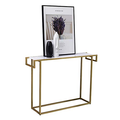 DLYZAYE Konsolentisch Konsolentisch Couchtisch Metall Konsolentisch Marmor Konsolenschrank Wohnzimmer Beistelltisch gegen die Wand DLYZAYE Konsolentisch Konsolentisch Couchtisch Metall Konsolentisch Marmor Konsolenschrank Wohnzimmer Beistelltisch gegen die Wand von DLYZAYE