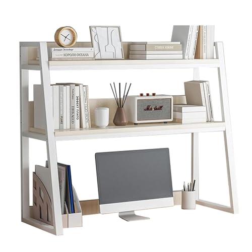 DLYZAYE Schreibtischregal, Leiter, Schreibtisch-Bücherregal, 81,3 cm, verstellbarer Schreibtisch-Organizer, Schreibtischstall für Computer-Monitorständer, Mehrzweck-Schreibtisch-Präsentationsregal für DLYZAYE Schreibtischregal, Leiter, Schreibtisch-Bücherregal, 81,3 cm, verstellbarer Schreibtisch-Organizer, Schreibtischstall für Computer-Monitorständer, Mehrzweck-Schreibtisch-Präsentationsregal für von DLYZAYE