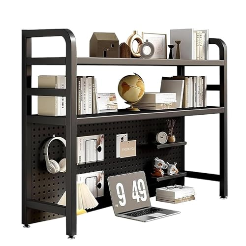 DLYZAYE Schreibtischregal, Schreibtisch-Schlafsaal, Schreibtisch-Bücherregal, Schreibtisch-Organizer-Regal, 2-stöckiges Büro-Schreibtischregal, Organizer, Regal für die Oberseite von Schreibtisch und DLYZAYE Schreibtischregal, Schreibtisch-Schlafsaal, Schreibtisch-Bücherregal, Schreibtisch-Organizer-Regal, 2-stöckiges Büro-Schreibtischregal, Organizer, Regal für die Oberseite von Schreibtisch und von DLYZAYE