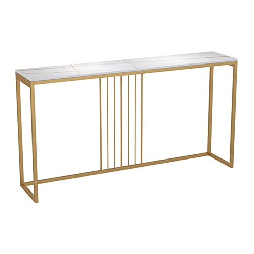 Konsolentisch, Konsolentisch, Couchtisch Eingangsbereich, Langtisch, moderner Sofatisch mit Stauraum, Konsolentisch für kleinen Raum, dekorativer Tisch für Wohnzimmer, Gold Konsolentisch, Konsolentisch, Couchtisch Eingangsbereich, Langtisch, moderner Sofatisch mit Stauraum, Konsolentisch für kleinen Raum, dekorativer Tisch für Wohnzimmer, Gold von DLYZAYE