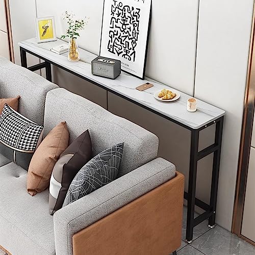 Konsolentisch, Schlafzimmertisch, Metall, Flur, Sofatisch, Marmor-Konsolentische, verstellbare Füße, hinter der Couch, moderner Eingangstisch für Wohnzimmer, Eingang, Flur (Farbe: Stil 6, Größe: 150 x Konsolentisch, Schlafzimmertisch, Metall, Flur, Sofatisch, Marmor-Konsolentische, verstellbare Füße, hinter der Couch, moderner Eingangstisch für Wohnzimmer, Eingang, Flur (Farbe: Stil 6, Größe: 150 x von DLYZAYE