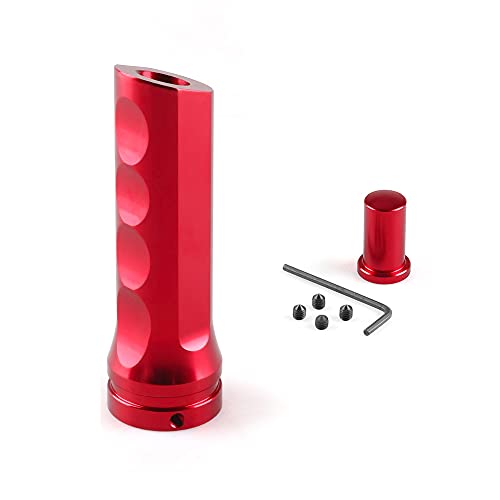 DLZFUDTY Auto Handbremsengriffe,Auto Handbremsabdeckung Autogriff Handbremsmanschette Anti-Rutsch-Dekoration Handbremsgriff Handschutzabdeckung Autoinnenausstattung(Red) von DLZFUDTY