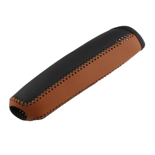 DLZFUDTY Auto Handbremsengriffe,Auto Handbremsabdeckung Passend für Mazda 6 Handbremsmanschette Leder Handbremsgriffe Abdeckung Handbremsknopfschutz Autoinnenausstattung(Brown) von DLZFUDTY
