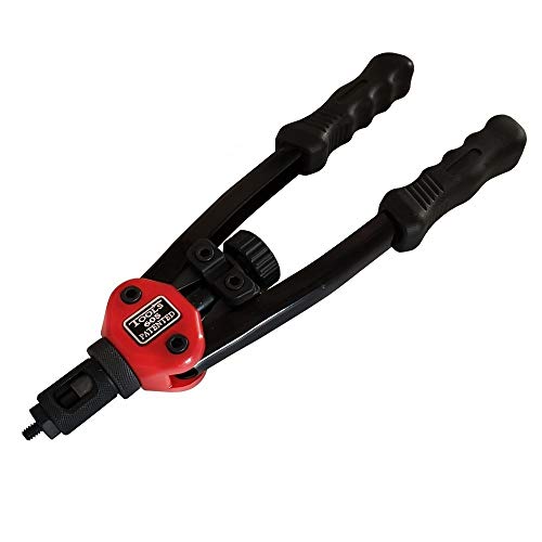 Nietenzange Set,Nietzange Riveter Werkzeug Hand einfügen Nietmutter Werkzeughandbuch Dorne M3 M4 M5 M6 M8 M10 M12 + Blindnietmuttern(BT605 100 Rivet nut) von DLZFUDTY