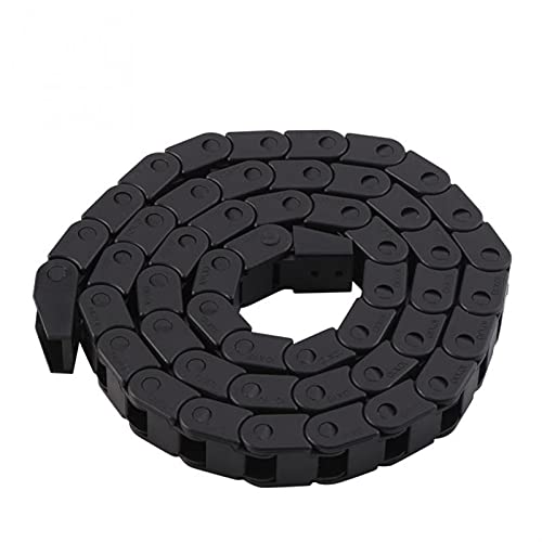 Schleppkette,Kabelkette 2 stücke Kabelschleppkette Drahtträger 10 * 10mm 14 * 17mm mit Endanschlüssen für CNC Router-Werkzeugmaschinen von DLZFUDTY
