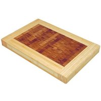 Dm Creation Naturellement - Zweifarbiger bambustisch-hackklotz 46x31cm - Dm Creation - 00038 von DM CREATION NATURELLEMENT