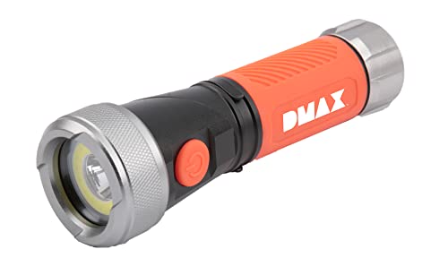 DMAX TLG332, LED-Taschenlampe mit schwenkbarem Kopf, wasserdicht, 40412 von DMAX