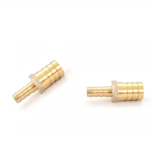 DMBAOD Messingschlauch -Barb -Reduktionsgerät, geeignet für die Umwandlung mehrerer Schlauch -ID, reduzieren 18mm*10mm 10 Stücke von DMBAOD