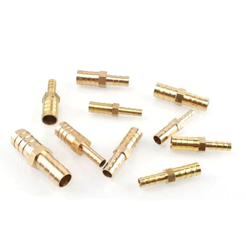 DMBAOD Messingschlauch -Barbbeschläge, reduzierende brabte Anpassungsspleischer Mender Union Luftwasserbrennstoffschlauchklemme 19mm*12mm 5 Stücke DMBAOD Messingschlauch -Barbbeschläge, reduzierende brabte Anpassungsspleischer Mender Union Luftwasserbrennstoffschlauchklemme 19mm*12mm 5 Stücke von DMBAOD