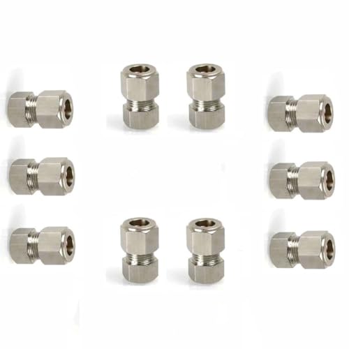 DMBAOD Plattierkupfer -Schlupfstecker für das Nebelsystem, 3/8 -Zoll -Stecker, 1500psi Clog 10 Stücke von DMBAOD