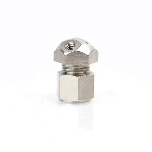 DMBAOD Plattierkupferkompressionsanschluss für das Nebelsystem 3/8 '' (9,52 mm) Stecker, 9,52 mm gerader Doppelspray -Sitz 3/16 Three Holes Clog 10 Stücke von DMBAOD
