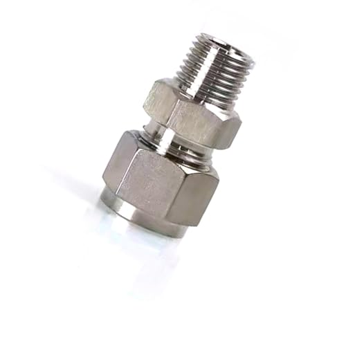 DMBAOD Plattierkupferschieberanschluss für das Zerstäubungssystem, 3/8-Zoll-Stecker, 1500psi 1/4 Outer Wire Connector (Valve Connection) 5 Stücke von DMBAOD