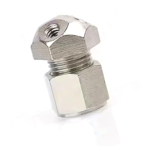 DMBAOD Plattierkupferschieberanschluss für das Zerstäubungssystem, 3/8-Zoll-Stecker, 1500psi 3/16 Three Holes Clog 10 Stücke von DMBAOD