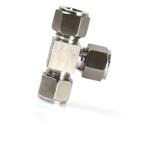 DMBAOD Plattierkupferschieberanschluss für das Zerstäubungssystem, 3/8-Zoll-Stecker, 1500psi Three-Way Connector 5 Stücke von DMBAOD