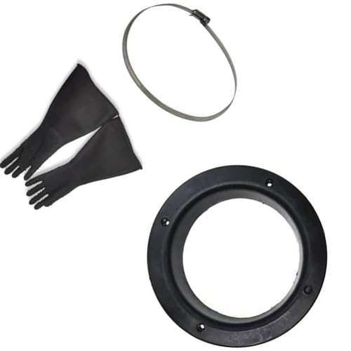 DMBAOD Sandblastenschrankhandschuhe, Sandstrahlblechhandschuhe für Sandblaster Explosion Schleifschrank 8-inch hole ring + particle thick gloves Sandblasting gloves DMBAOD Sandblastenschrankhandschuhe, Sandstrahlblechhandschuhe für Sandblaster Explosion Schleifschrank 8-inch hole ring + particle thick gloves Sandblasting gloves von DMBAOD