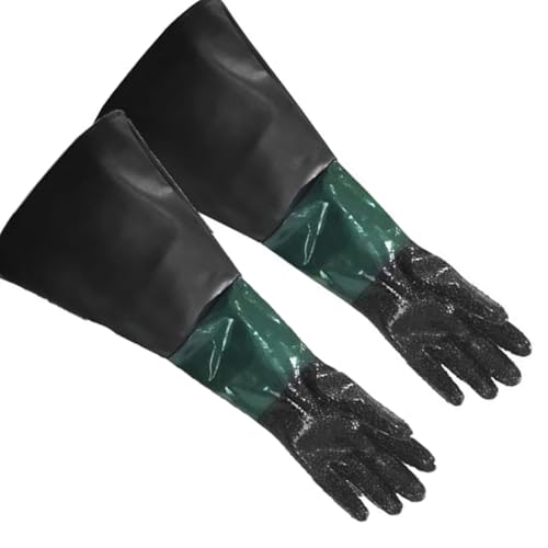 DMBAOD Sandblastenschrankhandschuhe, Sandstrahlblechhandschuhe für Sandblaster Explosion Schleifschrank Small green splicing 2 left hand Sandblasting gloves DMBAOD Sandblastenschrankhandschuhe, Sandstrahlblechhandschuhe für Sandblaster Explosion Schleifschrank Small green splicing 2 left hand Sandblasting gloves von DMBAOD
