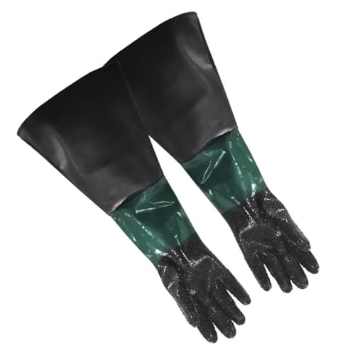 DMBAOD Sandstrahlhandschuhe Sandblasterhandschuhe für Sandblaster Explosionsschrank A pair of small particles green splicing gloves Sandblasting gloves DMBAOD Sandstrahlhandschuhe Sandblasterhandschuhe für Sandblaster Explosionsschrank A pair of small particles green splicing gloves Sandblasting gloves von DMBAOD