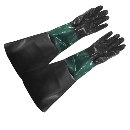DMBAOD Sandstrahlungshandschuhe für Sandblastenschrank, Sandblasterhandschuhe A pair of small particles green splicing gloves Sandblasting gloves DMBAOD Sandstrahlungshandschuhe für Sandblastenschrank, Sandblasterhandschuhe A pair of small particles green splicing gloves Sandblasting gloves von DMBAOD