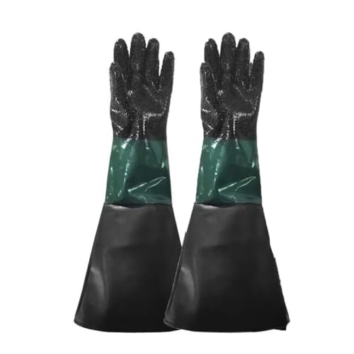 DMBAOD Verdickte Verschleiß-resistente Gummigürtel Granular Grunge Falten Sandstrahlmaschinenhandschuhe Universelle linke und rechte Hände Small green splicing 2 left hand Sandblasting gloves DMBAOD Verdickte Verschleiß-resistente Gummigürtel Granular Grunge Falten Sandstrahlmaschinenhandschuhe Universelle linke und rechte Hände Small green splicing 2 left hand Sandblasting gloves von DMBAOD