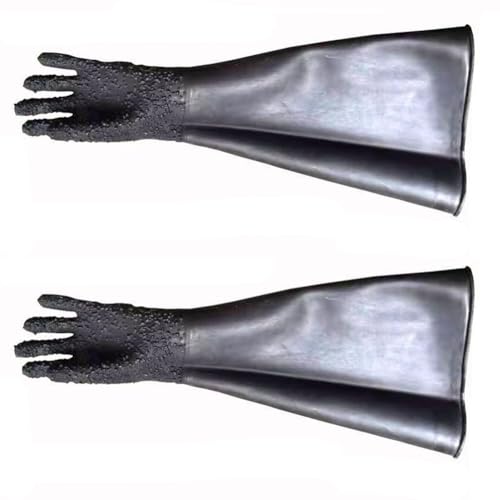 DMBAOD Verdickte Verschleiß-resistente Gummigürtel Granular Grunge Falten Sandstrahlmaschinenhandschuhe Universelle linke und rechte Hände DMBAOD Verdickte Verschleiß-resistente Gummigürtel Granular Grunge Falten Sandstrahlmaschinenhandschuhe Universelle linke und rechte Hände von DMBAOD