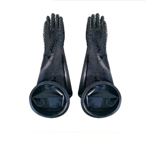 DMBAOD Verdickte Verschleiß-resistente Gummigürtel Granular Grunge Falten Sandstrahlmaschinenhandschuhe Universelle linke und rechte Hände DMBAOD Verdickte Verschleiß-resistente Gummigürtel Granular Grunge Falten Sandstrahlmaschinenhandschuhe Universelle linke und rechte Hände von DMBAOD