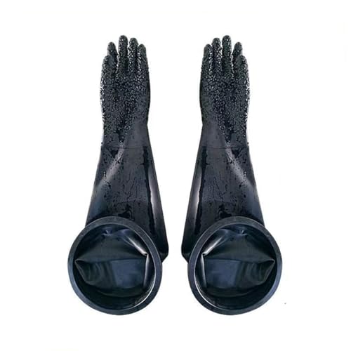 DMBAOD Verdickte Verschleiß-resistente Gummigürtel Granular Grunge Falten Sandstrahlmaschinenhandschuhe Universelle linke und rechte Hände DMBAOD Verdickte Verschleiß-resistente Gummigürtel Granular Grunge Falten Sandstrahlmaschinenhandschuhe Universelle linke und rechte Hände von DMBAOD
