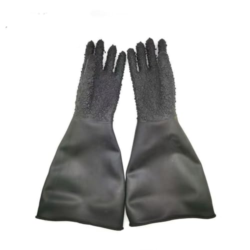DMBAOD Verdickte Verschleiß-resistente Gummigürtel Granular Grunge Falten Sandstrahlmaschinenhandschuhe Universelle linke und rechte Hände DMBAOD Verdickte Verschleiß-resistente Gummigürtel Granular Grunge Falten Sandstrahlmaschinenhandschuhe Universelle linke und rechte Hände von DMBAOD