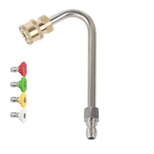 Hochdruck -Waschmaschinenzubehör Autowaschwasserpistole 1/4-Zoll-Männchen-Gutter-Stecker wird schnell mit einer Druckwaschmaschinen-Sprühpistole oder Teleskopstab verbunden von DMBAOD