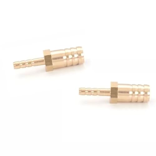 Messingschlauch -Barb -Reduzier -Sortiment, Reduzierung des Stachelanschlusses, Splicer Mender für Luft/Öl/Wasser/Gas 16mm*6mm 10 Stücke Messingschlauch -Barb -Reduzier -Sortiment, Reduzierung des Stachelanschlusses, Splicer Mender für Luft/Öl/Wasser/Gas 16mm*6mm 10 Stücke von DMBAOD
