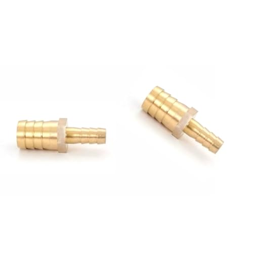 Messingschlauch -Barb -Reduzier -Sortiment, Reduzierung des Stachelanschlusses, Splicer Mender für Luft/Öl/Wasser/Gas 18mm*10mm 10 Stücke von DMBAOD