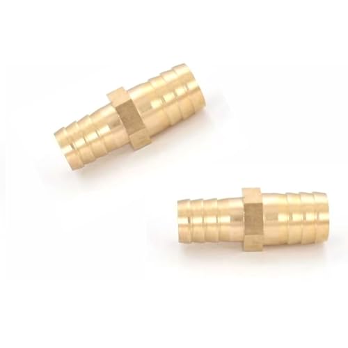 Messingschlauch -Barb -Reduzier -Sortiment, Reduzierung des Stachelanschlusses, Splicer Mender für Luft/Öl/Wasser/Gas 19mm*16mm 5 Stücke von DMBAOD