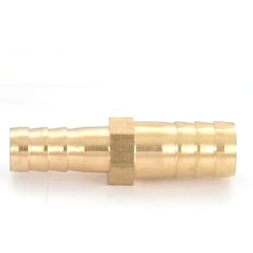 Messingwasser/Kraftstoff-/Luftspleischer Variabler Durchmesserverbinder mit Barb 10mm*8mm 5 Stücke von DMBAOD