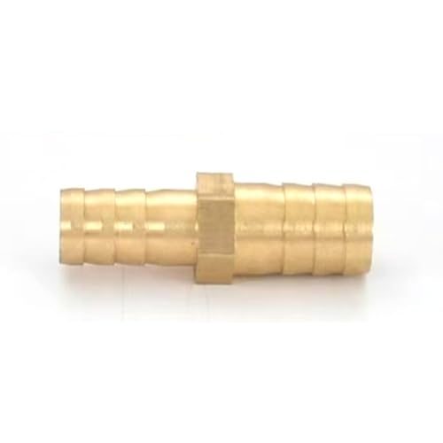 Messingwasser/Kraftstoff-/Luftspleischer Variabler Durchmesserverbinder mit Barb 12mm*10mm 5 Stücke von DMBAOD