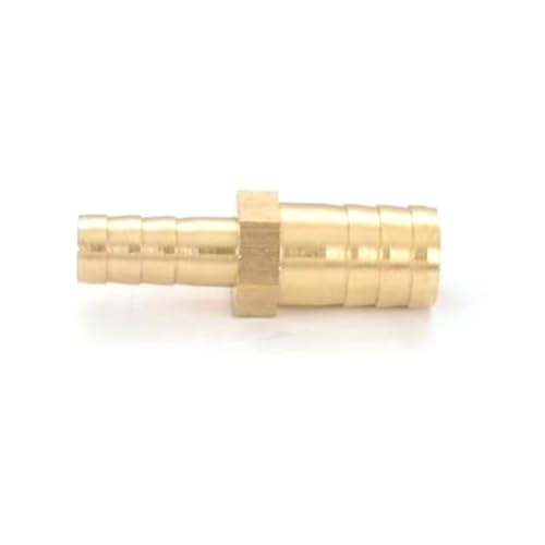 Messingwasser/Kraftstoff-/Luftspleischer Variabler Durchmesserverbinder mit Barb 12mm*8mm 5 Stücke von DMBAOD