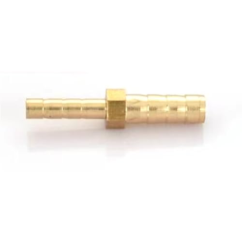 Messingwasser/Kraftstoff-/Luftspleischer Variabler Durchmesserverbinder mit Barb 6mm*4mm 5 Stücke von DMBAOD