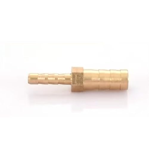Messingwasser/Kraftstoff-/Luftspleischer Variabler Durchmesserverbinder mit Barb 8mm*4mm 5 Stücke von DMBAOD