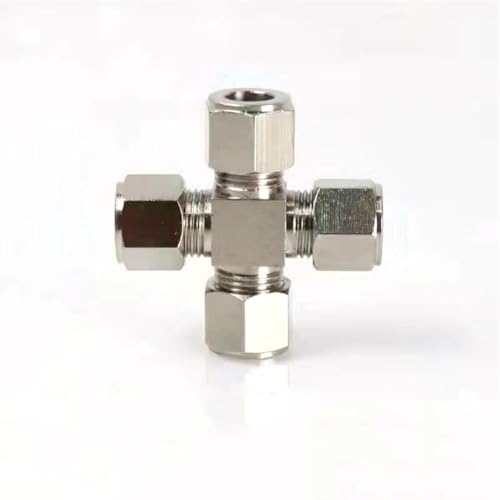 Plattierkupferkompressionsanschluss für das Nebelsystem, Rohr gerade 3/8 '' '' Röhrchen mit 3/16 "weiblicher Gewinde -Schnittstelle -Adapter -Anschluss mit Endanschluss Four-way connector 10 Stücke Plattierkupferkompressionsanschluss für das Nebelsystem, Rohr gerade 3/8 '' '' Röhrchen mit 3/16 "weiblicher Gewinde -Schnittstelle -Adapter -Anschluss mit Endanschluss Four-way connector 10 Stücke von DMBAOD
