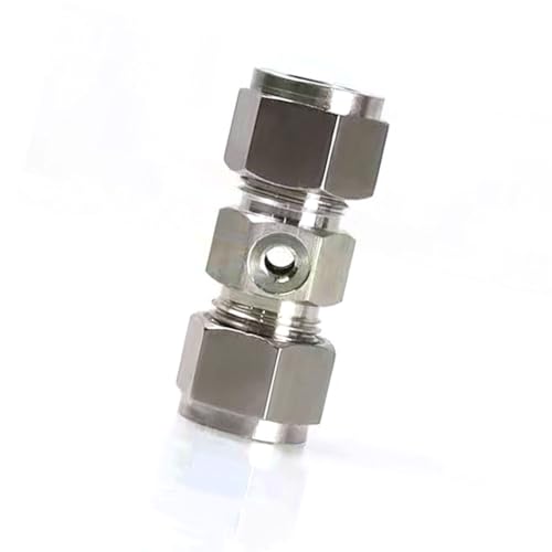 Plattierkupferschieberanschluss für das Zerstäubungssystem, 3/8-Zoll-Stecker, 1500psi 3/16 Double Hole Connector 180° 5 Stücke von DMBAOD