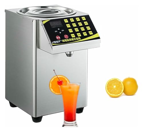 Automatischer Fruchttose-Spender, automatischer Sirupspender | 8,5 l Fruktose-Maschine, Edelstahl (Stainlesssteel) von DMBBSAPBSH
