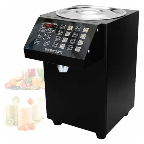 DMBBSAPBSH Automatischer Fruchtpulverspender, automatischer Fruktosespender, kommerzieller Sirup-Verteiler (schwarz) von DMBBSAPBSH